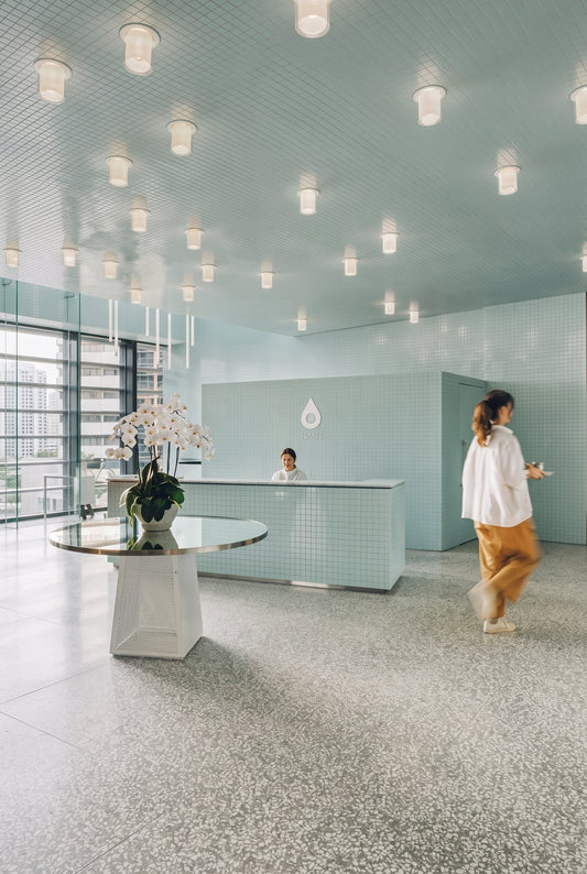 COMO Shambala Luxury wellness reception and spatial scenting and botanical signature scent design by Artisan of Sense.
