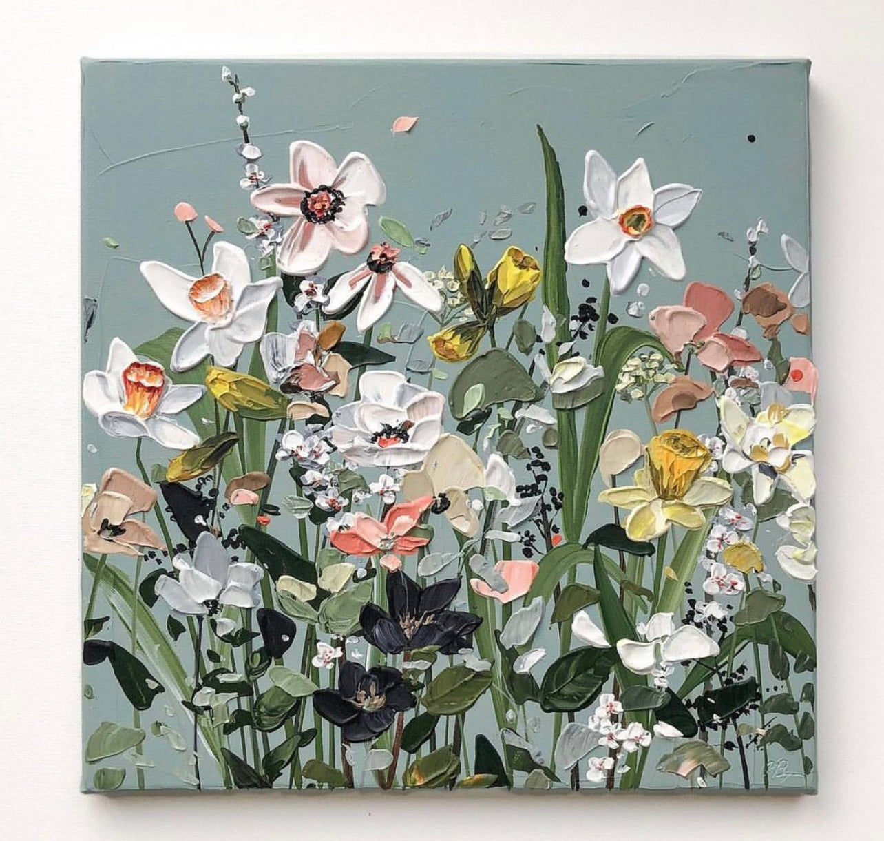 Unique hand-painted gift idea: Whispering Wilds - an original artwork on canvas.