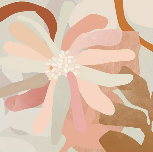 Spring I: Abstract art, professionally framed in engineered wood, complements modern interiors.