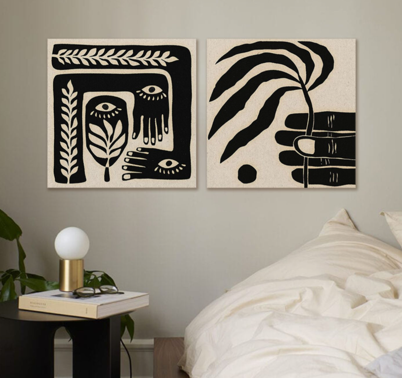 Black and white swirl abstract, Tribal I, unique canvas art, spiritual home decor.

Dynamic abstract black white, Tribal II, statement canvas print, luxury wall art.