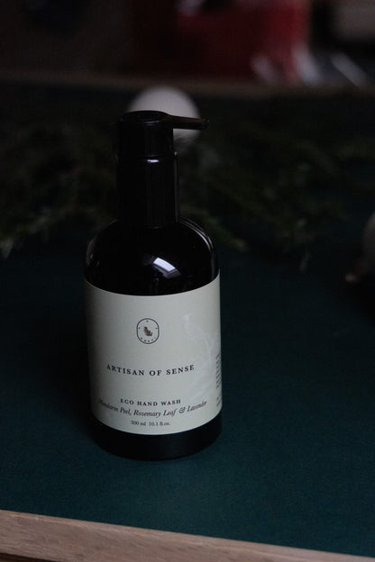Artisan of Sense Eco Handwash — plant-based, scented only with essential oils, made in Singapore
