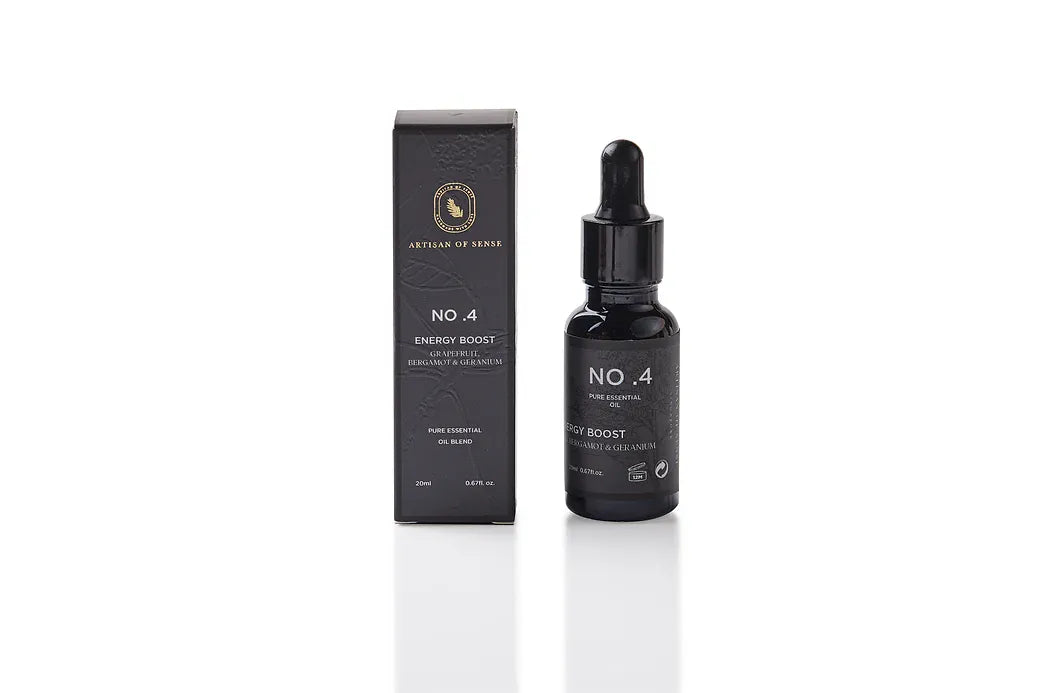 Aroma: Grapefruit Bergamot Geranium for Energy Boost. Pure essential oil extracted from natural sources.
