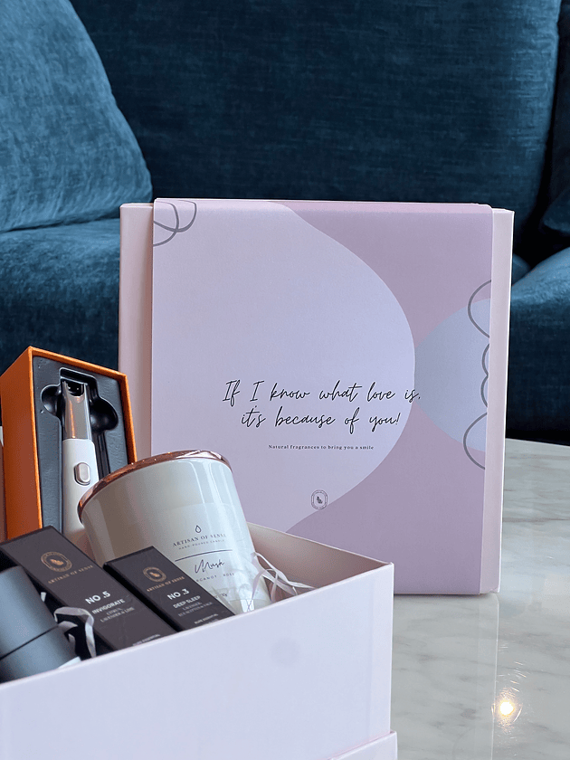 Personalized gift box builder, perfect for creating thoughtful presents for special people in your life.